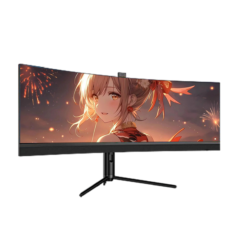 Oem  34 Inch Monitor Curved 1500R Screen 3440*1440 4k 165hz Rich Interface Led Monitor For Gaming