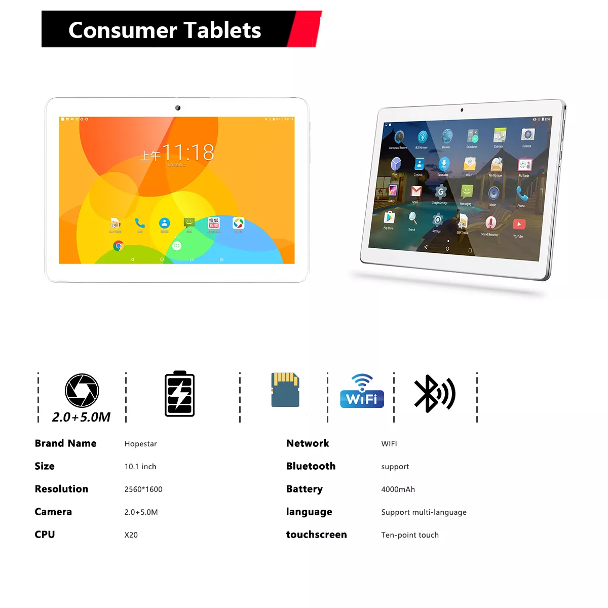Consumer tablet source factory, support OEM/ODM