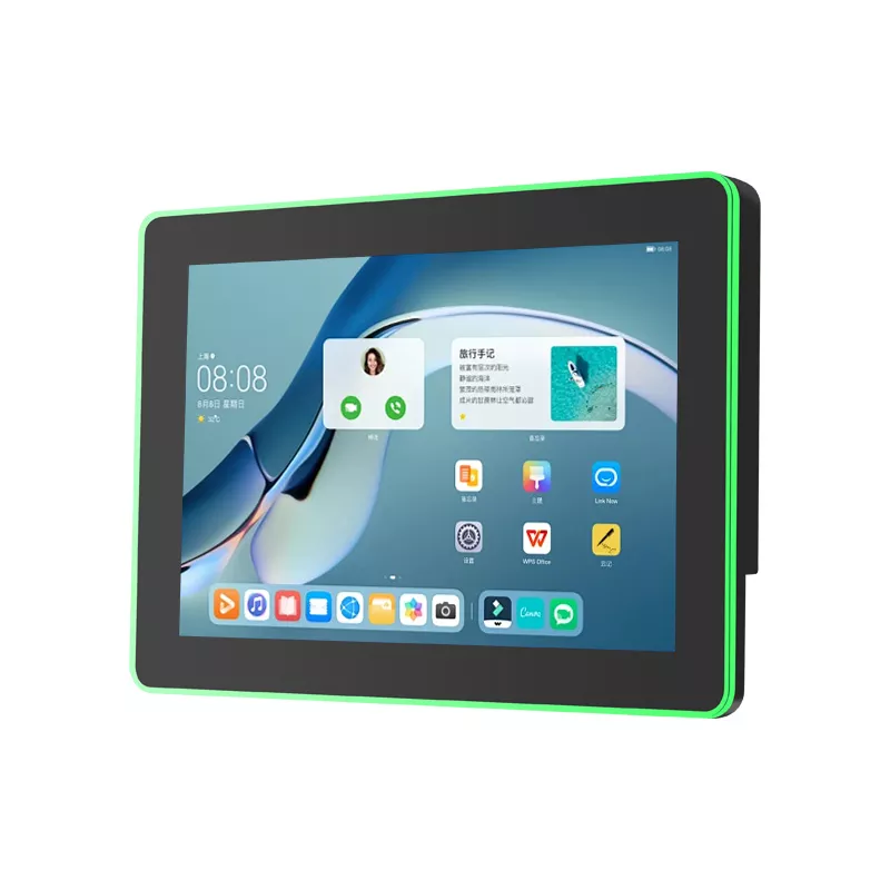 10-Inch Android Meeting Room Display | Smart Room Booking Signage with LED Lights