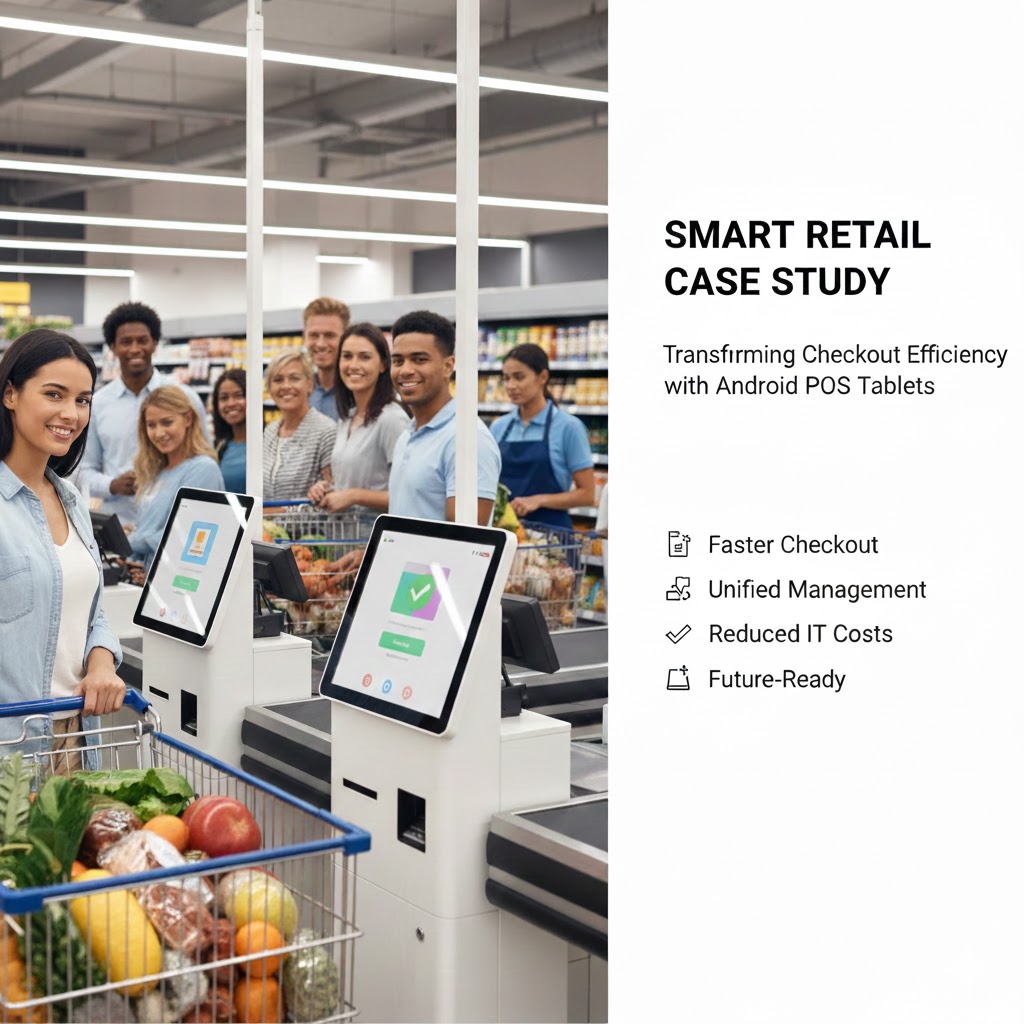 Smart Retail Case Study: Uhopestar Android POS Tablets Streamline Checkout for a Growing Supermarket Chain