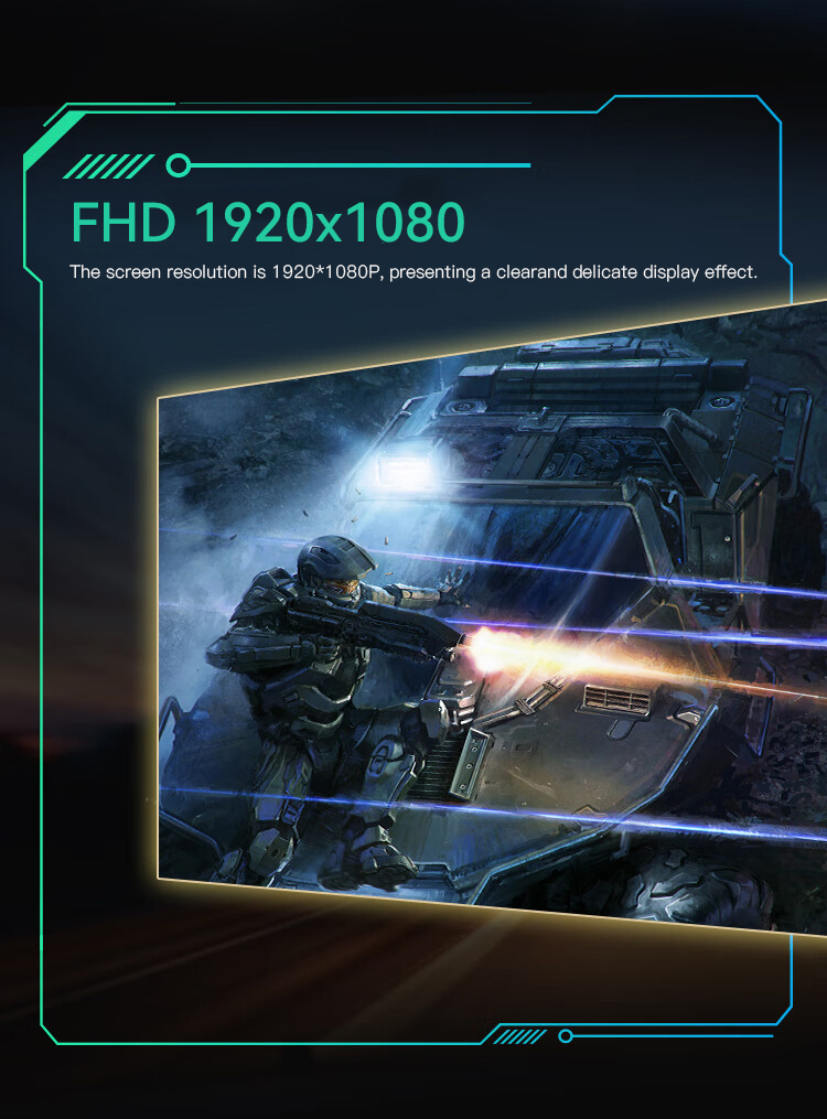 Custom esports computer monitor