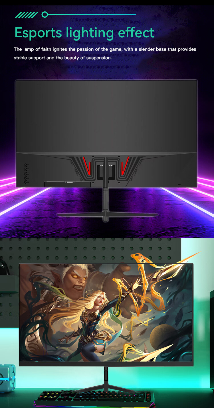 Custom esports computer monitor