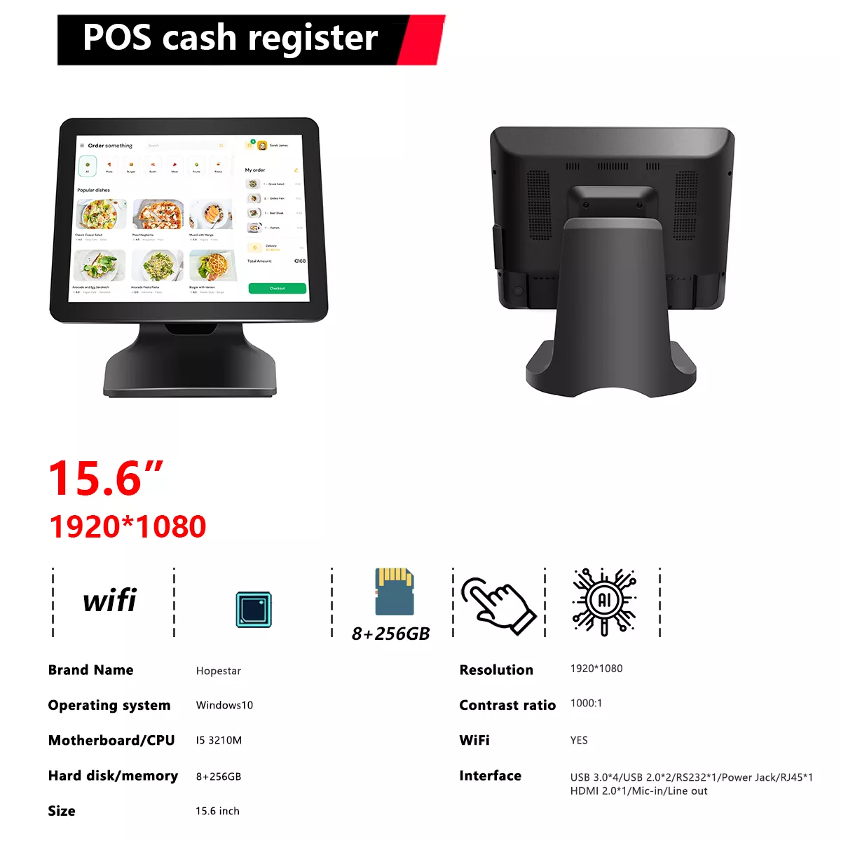 OEM/ODM cash register all-in-one machine source factory