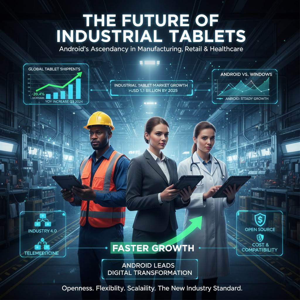 Android Industrial Tablets: Global Market Trends Shaping Manufacturing and Smart Retail