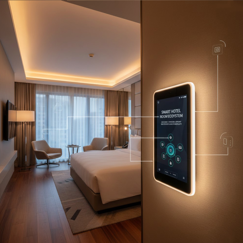Why Hotels Are Switching to In-Room Smart Control Tablets