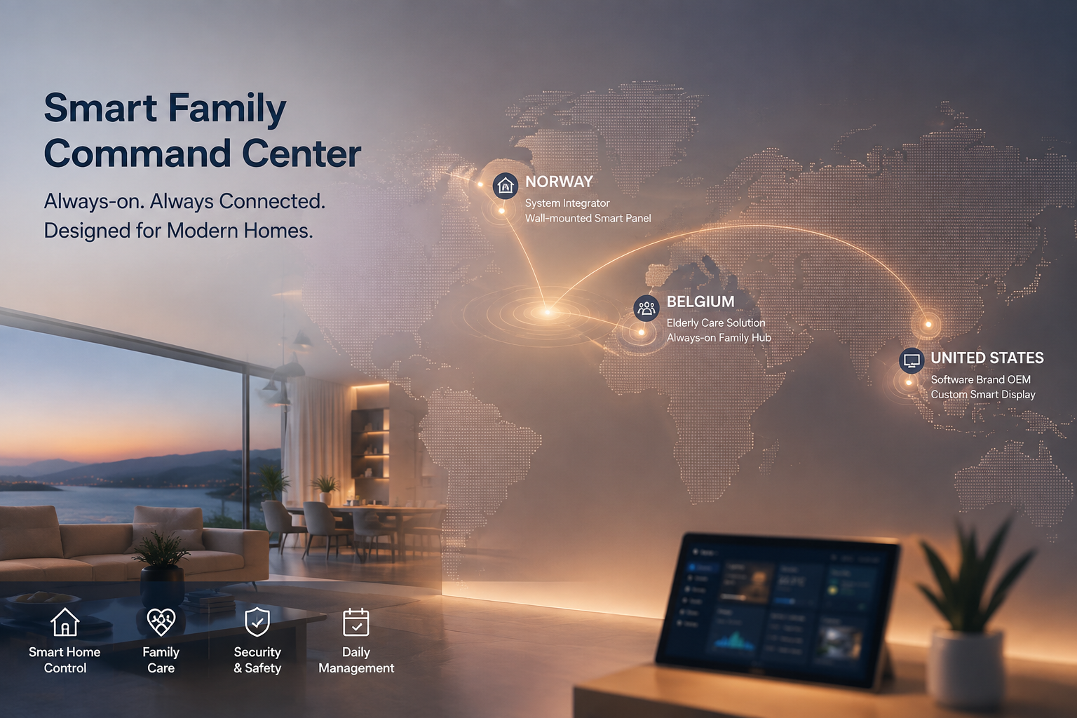 Smart Home Command Center Display: Emerging Requirements From Global OEM Projects