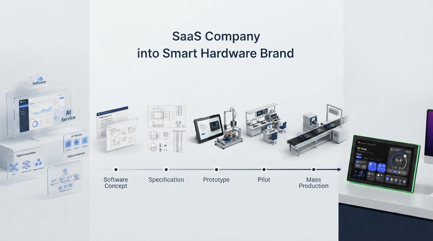 How Software Companies Build Branded Hardware: The OEM Path From App to Smart Home Display